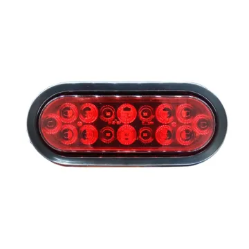6'' Universal Oval Tail Lamp Trailer LED Stop Tail Light