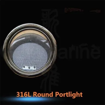 316L Stainless Steel Round Portlight Porthole Hatch Window for Marine Boats