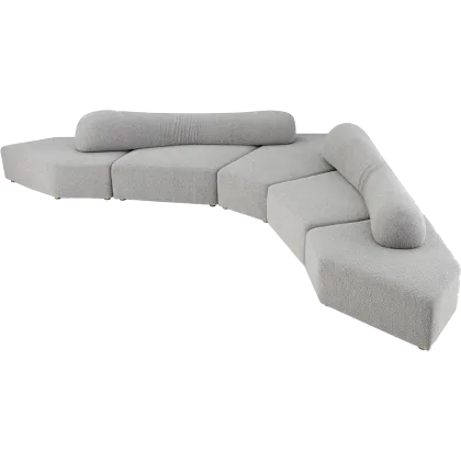 European living room sofa couch fabric u shape