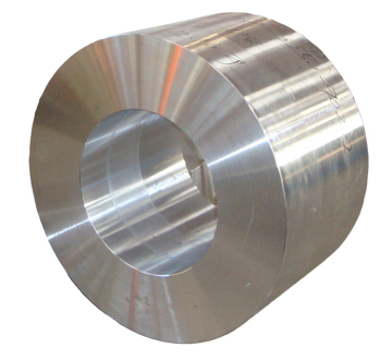 Ebauche de bague en acier forgé