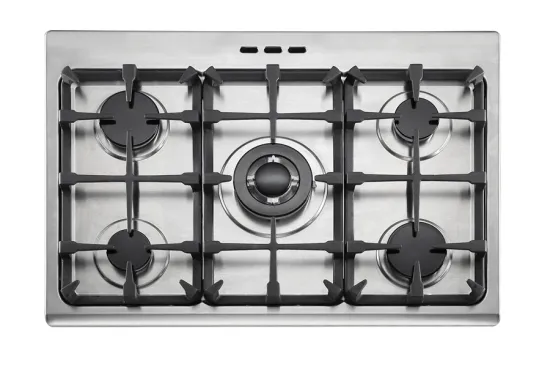 5 Burners Gas Oven Rotisserie Oven Lamp angola