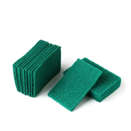 Industry Grade Green Scouring Pads - 6 Inch & 9 Inch Scouring Sponges for Polishing Steel