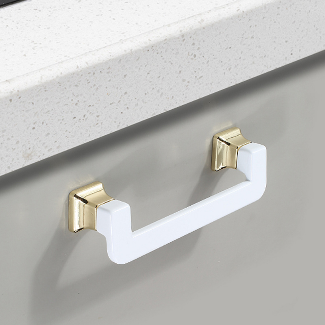 cabinet hardware white