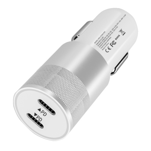 Chargers Batteries and Power Supplies 60W Aluminum QC3.0 PD PPS Fast USB C Car Charger