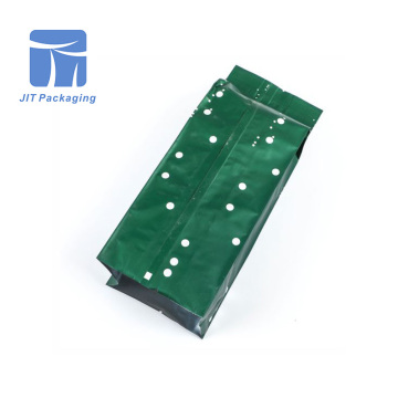 Bolsa de papel de aluminio verde