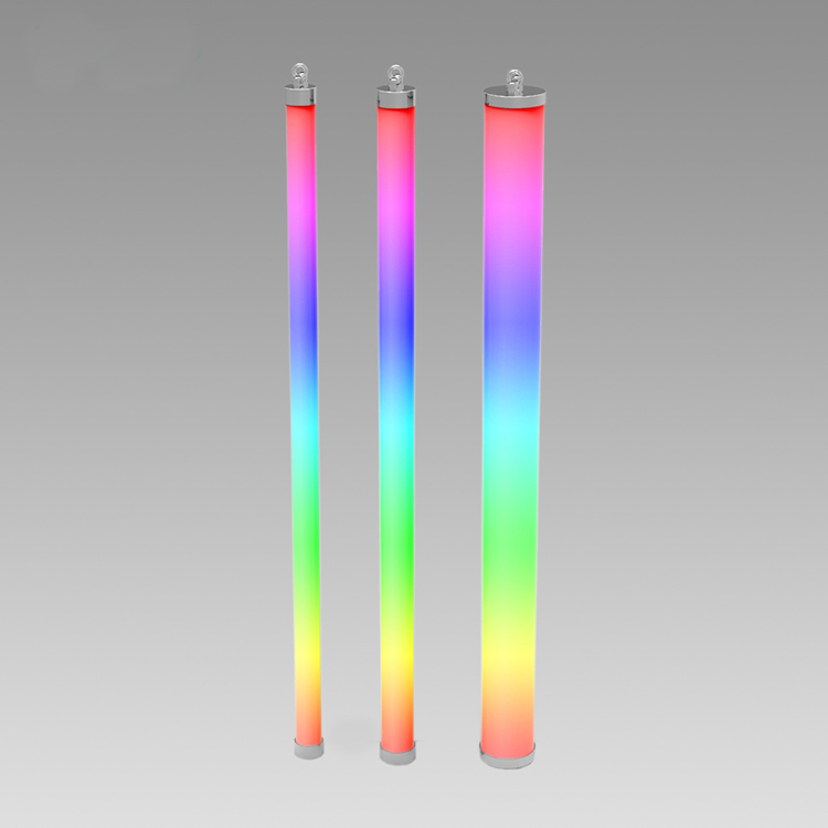 Yugto ng kaganapan makulay na LED pixel vertical tube light