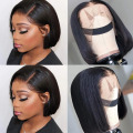 Kurt Bob Hair Wig Hair Hair Brazilian 4x4 Girtina Rasterê Lace Front Lace For Front 13x4 Wig Lace Flower