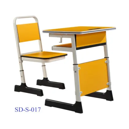 SD-S-017 Cheap School Classroom Furniture: Kids Study Table and Chair Set