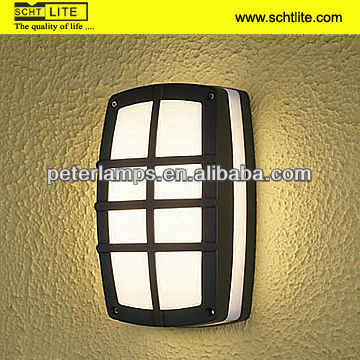 2*G24d IP54 Opal white PC outdoor wall light