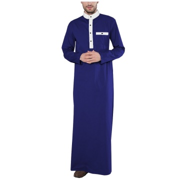 Bright Color Men's Jalaba Qatary Style Thobe