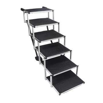 Aluminum Folding Pet Stairs: Lightweight, Portable, and Easy to Use for Dogs
