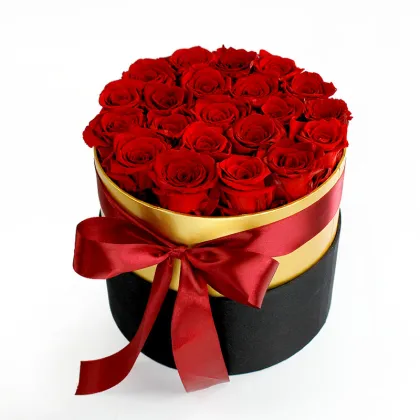 Wholesale Preserved Flower Dome - Eternity Roses in Box