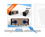 2016 hot selling LED light bluetooth speaker OHM-1701DT