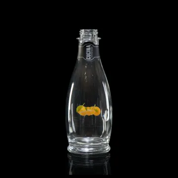 Flint glass printed empty 265ml liquid soap bottles wholesale