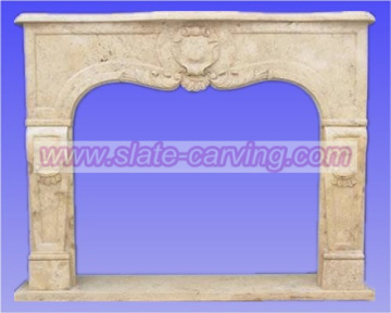 flower carved fireplaces,stone carved fireplace