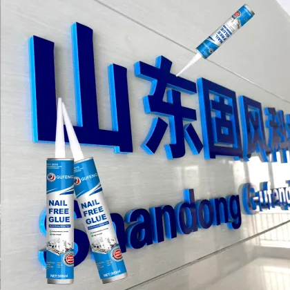 Waterproof Nail Free Glue for Ceramic, Stone, Metal, Wood, PVC and Most Substrates