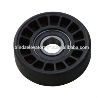 Roda passo 76 x 22 rolamento 6203 para peça de reposição de escada rolante