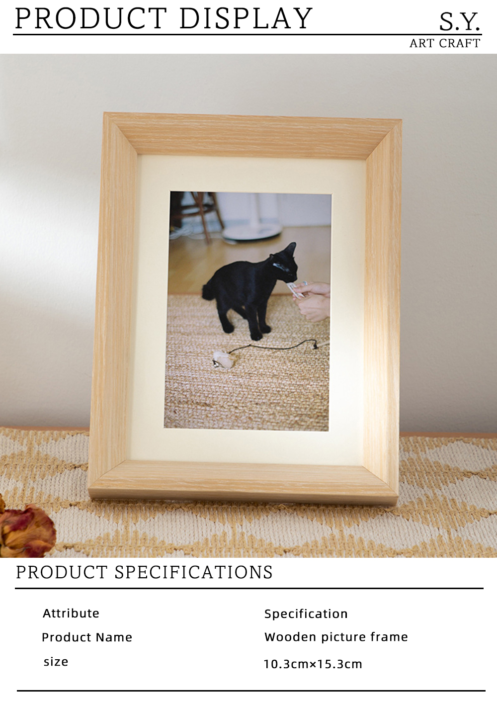 Premium Light Wood Frame for Daily Memories X