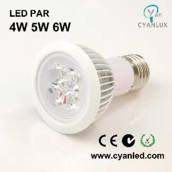 4W LED PAR20 E27 spot light high power fin lamps lights lighting