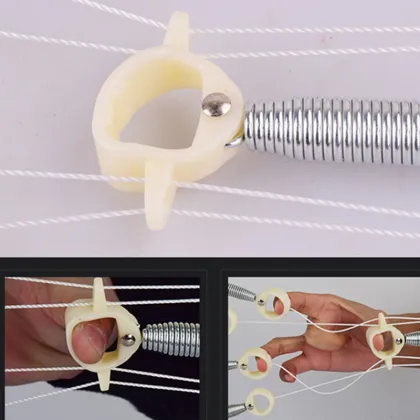 Strong Grip Finger Orthosis Hand Exercise Piano guitar Guzheng Finger Strength Adjustable Distance Finger Force Rehabilitation