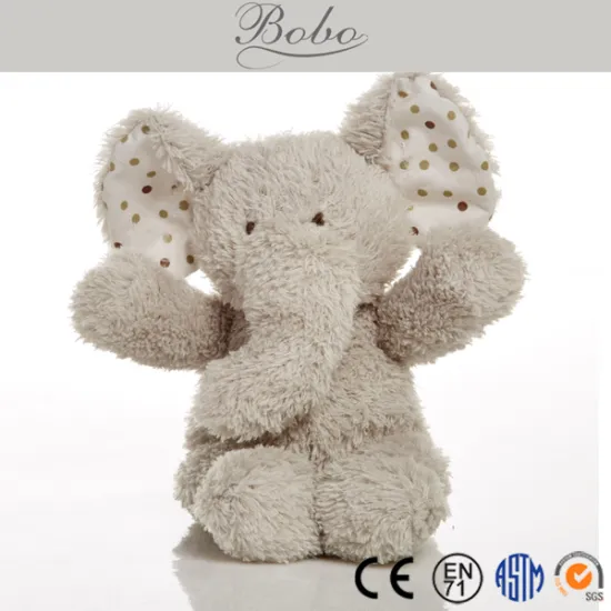 Plush Stuffed Plain Colored Elephant for Babies