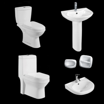 Philippines Bathroom Ceramic Closet Set with Accessories Package