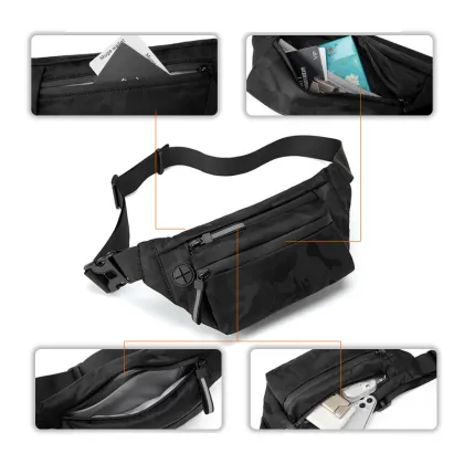 Bike Waist Bag: Handlebar Bag and Water Bottle Holder for Cycling and Hiking