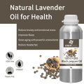 Fabricación suministro MSDS Aceite y agua Soluble de grado terapéutico orgánico 100% puro de pimienta negra natural aceite esencial Aceite