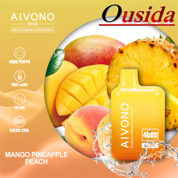 Wholesale Price Disposable Vape 4000 Puffs Aivono Boxx