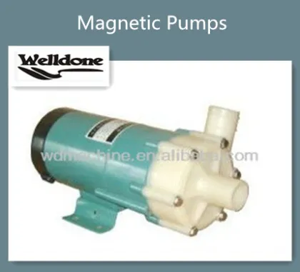 Chemical Plastic Liquid transfer pump with magnetic materials