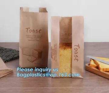 Kraft Paper Bag For Food, Solid Structure Brown Kraft Bags, 3 Layers Recycled Kraft Paper Bag