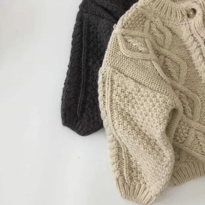 Kids Clothes Girls Sweater Boys Cardigans Knitted Sweater