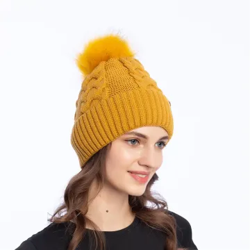 Warm Soft Breathable Wool Knit Hat for Outdoor Winter Use