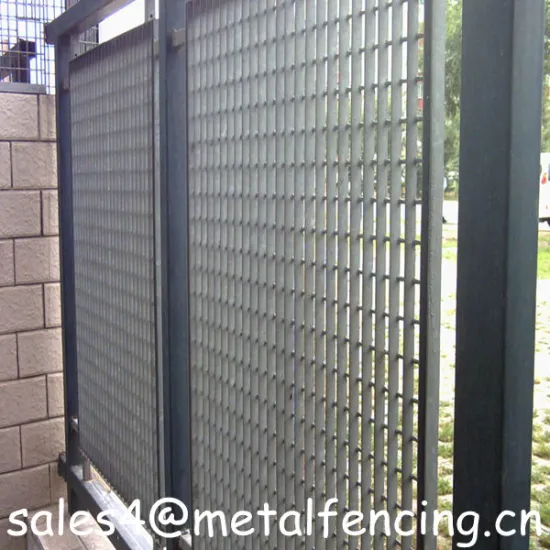 welded metal steel grids fence