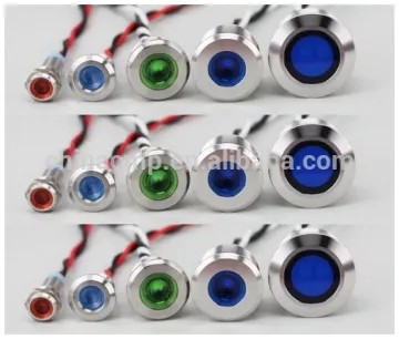 CMP waterproof metal led indicator light lamp with cable