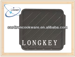 Cast Iron Square Griddle Plate