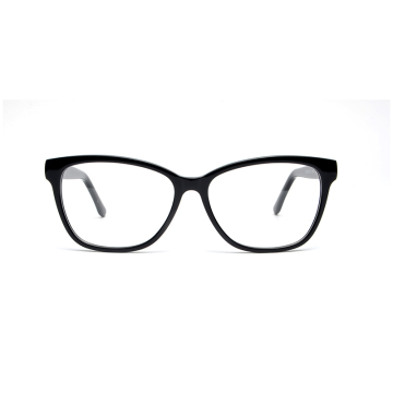 Wholesale Stock New Design High Quality Black Ladies Acetate Glasses Frames