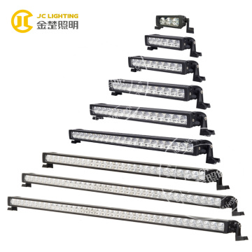 Best selling 9W 18W 27W 54W 63W 81W 108W single row off road cree led light bar for all cars vehicles