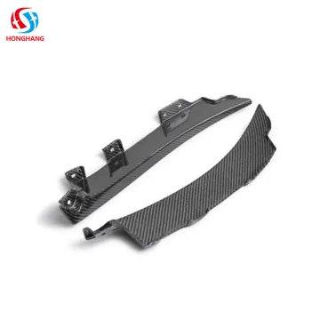 Gloss Black Side Wing Fender Vents PP Material Side Spoiler for Ford Mustang GT350 Style 2015-2021 - Honghang Factory