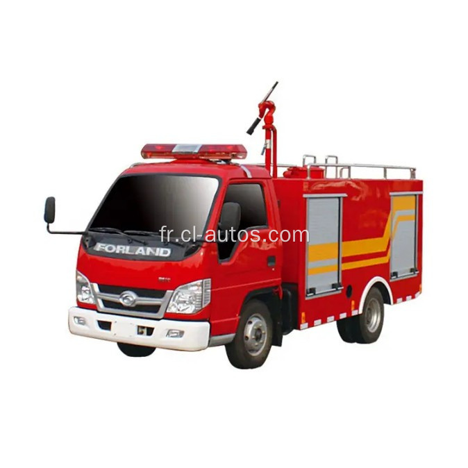 4x2 2000liters Fire Fighting Water Tank Truck