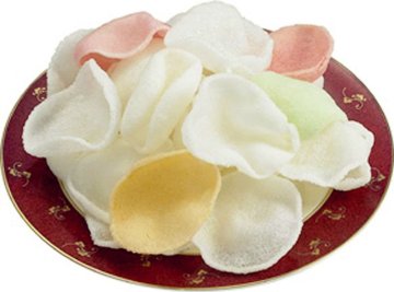 colored prawn cracker,snacks
