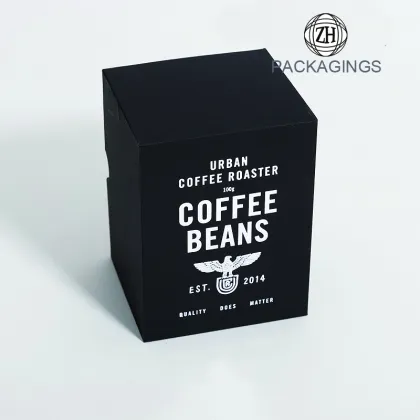 Luxury custom foil stamped box for goods display