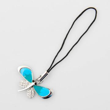 Dragonfly Shape Swarovski Stone Mobilehphone Chain