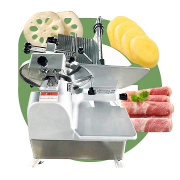 เครื่องตัดเนื้อสัตว์กึ่งอัตโนมัติไฟฟ้าแบบกึ่งอัตโนมัติ SA-MS-2 (600 กิโลกรัม/ชม. 10 นิ้ว)