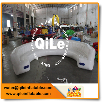 white color inflatable chesterfield couch sofa for event