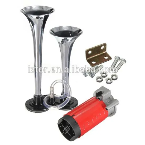 12V 135db Super Loud Chrome electric Air Horns for Truck car