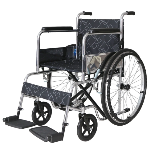 Fauteuil roulant portable pliant et bon marché