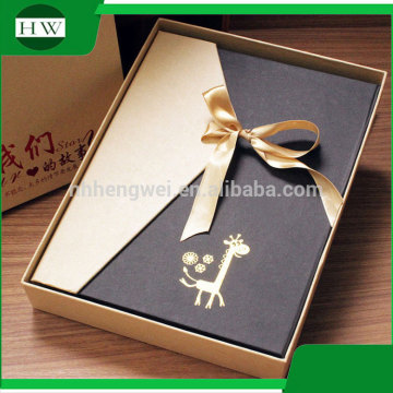 DIY custom logo wholesale korea wooden baby graduation handmade sticker scrapbook photo album with silk ribbon