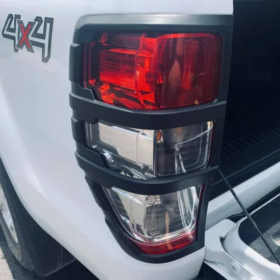 YCSUNZ ABS Injection Molds Matte Black Tail Light Cover for Ford Ranger T6 T7 T8 2012-2019