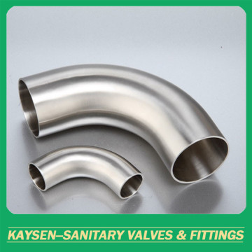 3A Sanitary Fittings 90Deg Weld Elbow With Tangent